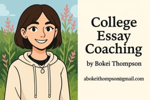 College Essay Couching