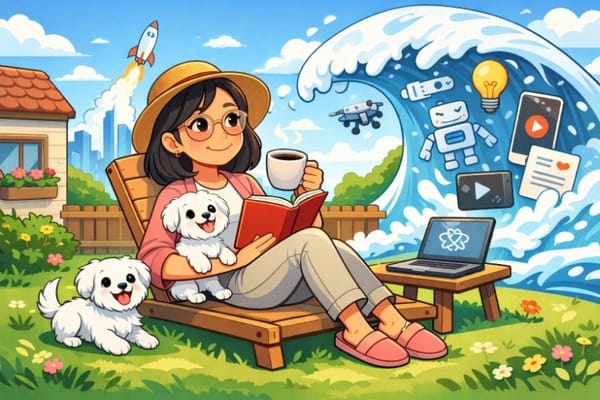 知识海啸下的“退休”生活：AI 真的会让人变笨吗？（我的亲身答案）